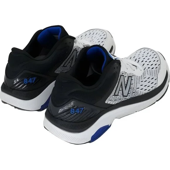 Mens New Balance 847 V4 Walking Shoe Arctic Fox/Black US 7N